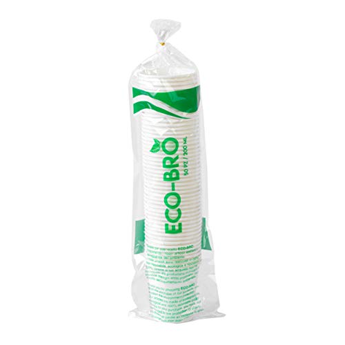 1000 Piezas Vasos De Papel Biodegradables Compostables Ecológicos 200 ml desechables para agua bebidas calientes y fría