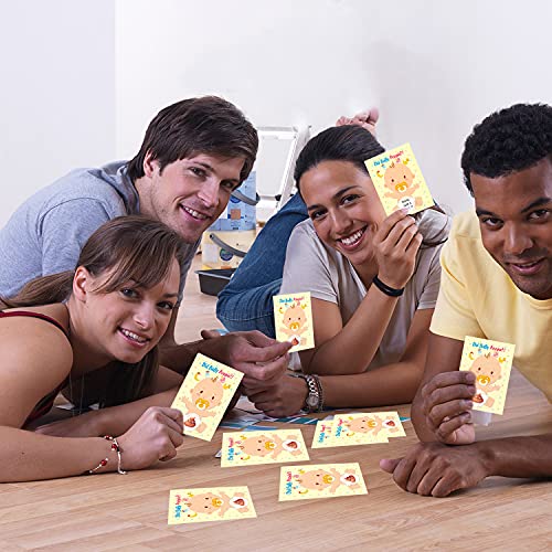 48 piezas de juegos de baby shower tarjetas para rascar actividad divertida para niño niña baby shower fiesta caca rifa boletos decoraciones suministros