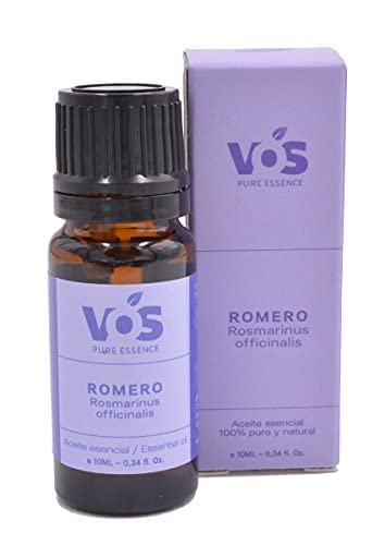 Aceite esencial de Romero, 100% Puro y natural - Para el cabello, energía, descongestiona, mejora la belleza de tu piel - 10ml