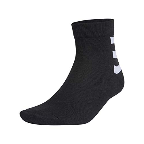 adidas 3S Ankle 3PP Calcetines, Unisex Adulto, Negro/Blanco, XL