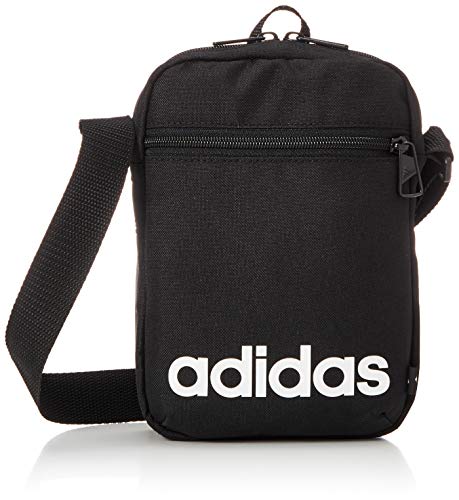 adidas GN1948 LINEAR ORG Sports bag unisex-adult black/white NS