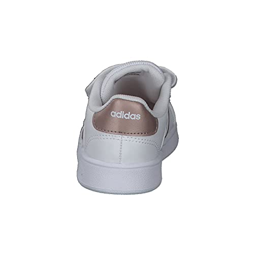 adidas Grand Court I, Sneaker, Multicolour Ftwwht Coppmt Glopnk 000, 23 EU