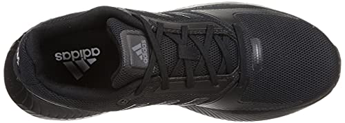 adidas Runfalcon 2.0, Road Running Shoe Hombre, Core Black/Core Black/Grey, 42 2/3 EU