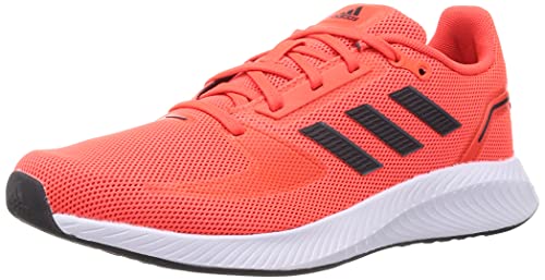 adidas Runfalcon 2.0, Road Running Shoe Hombre, Solar Red/Carbon/Grey, 42 EU