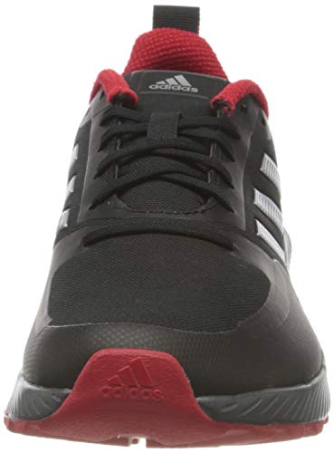 adidas Runfalcon 2.0 TR, Road Running Shoe Hombre, Core Black/Silver Metallic/Grey, 43 1/3 EU