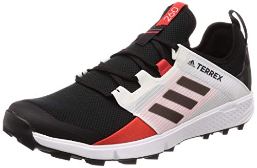 adidas Terrex Agravic Speed +, Zapatillas de Marcha Nórdica Hombre, Negro (Core Black/Core Black/Active Red Core Black/Core Black/Active Red), 45 EU