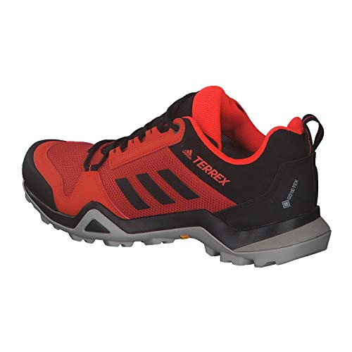 Adidas Terrex AX3 GTX, Zapatillas Deportivas Tiempo Libre y Sportwear Hombre, Negro (Glory Amber/Core Black/Solar Red), 42 EU
