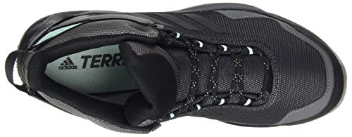adidas Terrex Eastrail Mid GTX W, Walking Shoe Mujer, Grey/Core Black/Clear Mint, 37 1/3 EU