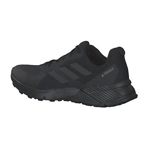 adidas Terrex SOULSTRIDE, Zapatillas de Trail Running Hombre, NEGBÁS/Carbon/GRISEI, 41 1/3 EU