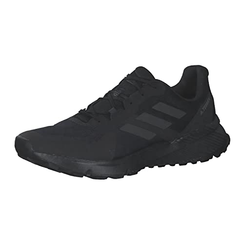 adidas Terrex SOULSTRIDE, Zapatillas de Trail Running Hombre, NEGBÁS/Carbon/GRISEI, 41 1/3 EU