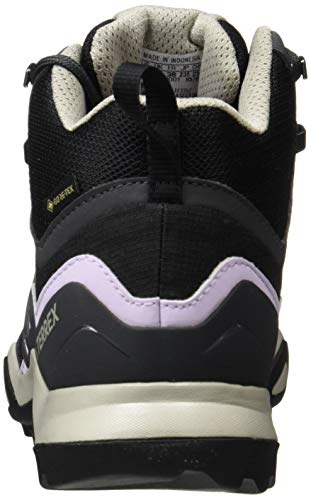 adidas Terrex Swift R2 Mid GTX W, Zapatillas para Carreras de montaña Mujer, Core Black DGH Solid Grey Purple Tint, 38 2/3 EU