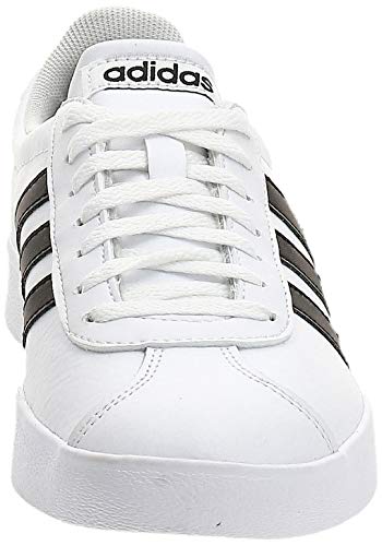 adidas VL Court 2.0, Zapatillas Hombre, Blanco (Footwear White/Core Black/Core Black 0), 43 1/3 EU