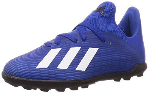 Adidas X 19.3 TF J, Soccer Shoe, Azurea/Ftwbla/Negbás, 30 EU