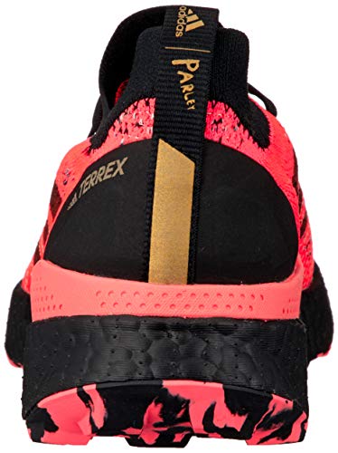 adidas Zapatilla Terrex Two Ultra Parley, Trail Running Hombre, Signal Pink/Core Black/Light F, 44.5 EU