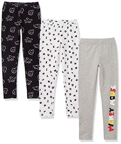 Amazon Essentials Snug-Fit Cotton Pajamas Sleepwear Sets Leggings, Mickey Clásico, 9-10 años