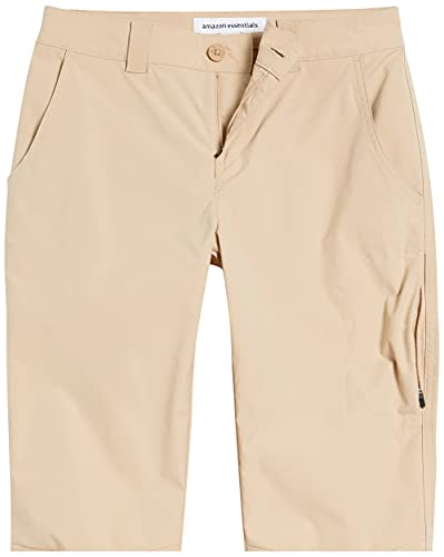 Amazon Essentials Stretch Woven Outdoor Hiking Pants with Utility Pockets Pantalones de Senderismo, Bronceado Claro, 42