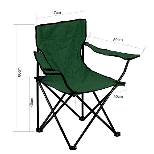 Arcoiris Silla de Camping, Silla de Acampada Plegable (Verde, 1pack)