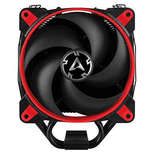 ARCTIC Freezer 34 eSports DUO - Ventola de CPU, Enfriador de CPU Push-Pull, Motor Silencioso, Desde 200 hasta 2100 Rpm, 2 Ventiladores PWM 120mm – Rojo