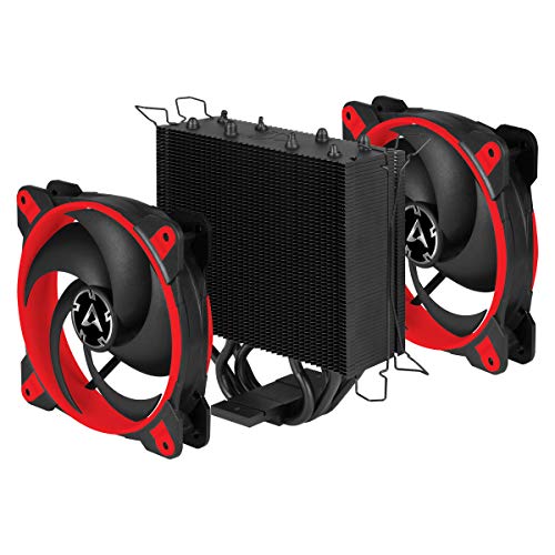 ARCTIC Freezer 34 eSports DUO - Ventola de CPU, Enfriador de CPU Push-Pull, Motor Silencioso, Desde 200 hasta 2100 Rpm, 2 Ventiladores PWM 120mm – Rojo