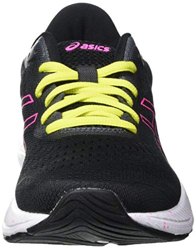 Asics Gel-Excite 8, Road Running Shoe Mujer, Black/Hot Pink, 36 EU