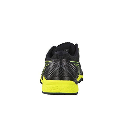 Asics Gel-Fujitrabuco 6 G-TX, Zapatillas de Running para Asfalto Hombre, Negro (Black/Safety Yellow/Black 9089), 42 EU
