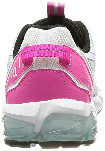 Asics Gel-Quantum 90, Sneaker Mujer, White/Pink GLO, 39.5 EU