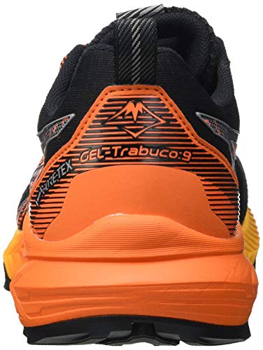 Asics Gel-Trabuco 9 G-TX, Trail Running Shoe Hombre, Black/Sheet Rock, 42 EU