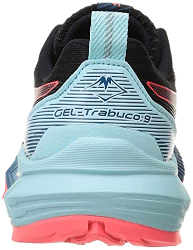 ASICS Gel-Trabuco 9, Zapatillas de Running Mujer, Black Blazing Coral, 40 EU