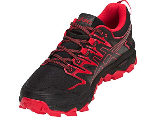 ASICS Men's Gel-Fujitrabuco 7 Running Shoes, 8.5M, Black/Classic RED