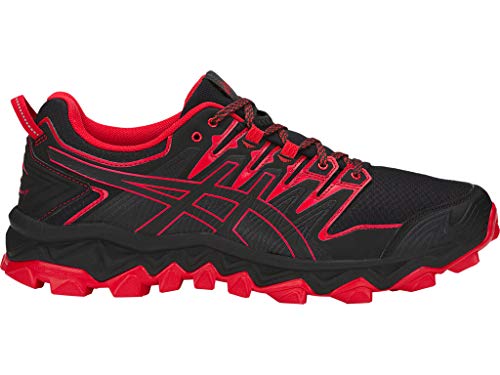ASICS Men's Gel-Fujitrabuco 7 Running Shoes, 8.5M, Black/Classic RED