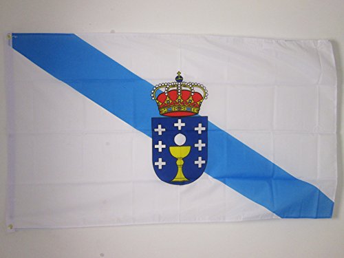 AZ FLAG Bandera de Galicia 150x90cm - Bandera GALLEGA 90 x 150 cm