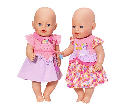 BABY born Dresses 2 assorted Vestido para muñecas - Accesorios para muñecas (Vestido para muñecas, 3 año(s), Multicolor, BABY born, Chica, 43 cm) , color/modelo surtido