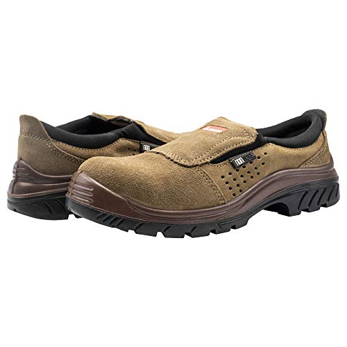 Bellota 7222741S1P - Zapatos para hombre y mujer Non Metal con diseño tipo deportivo sin cordones, marrón, 41 eu