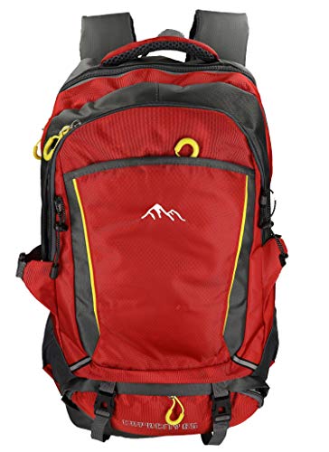 BETZ Mochila Unisex para Viaje Senderismo Camping Tiempo Libre Capacity I con 4 Bolsillos Volumen de 33 litros Color Rojo