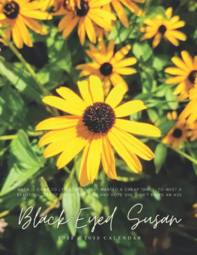 Black-Eyed Susan Calendar: Beautiful Calendar Gift for Family, Friends and Yourself - 2 Years Calendar 2022 and 2023 - Daily blocks for note, arrangement, ideas, to do and more!