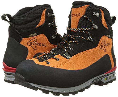 Boreal Brenta - Zapatos de montaña, Unisex, Naranja / Negro, 44.5 EU