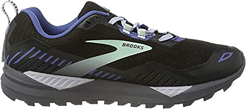 Brooks Cascadia GTX 15, Zapatillas para Correr Mujer, Black Marlin Blue, 39 EU