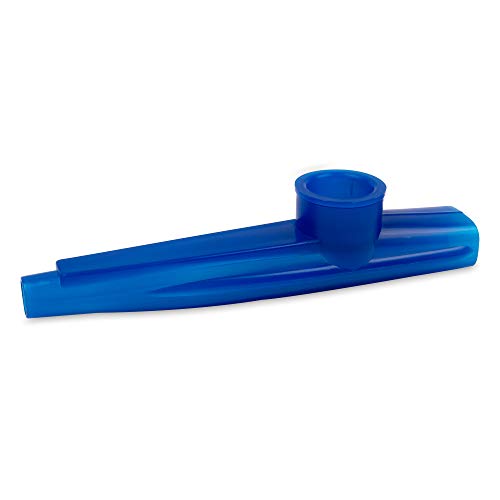CASCHA Kazoo Azul, de material duradero: plástico, instrumento de efecto para divertirse haciendo música