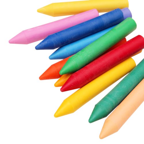 Ceras Dacs 24 colores Alpino - Ceras para Niños - Caja de Ceras de Colores para Material Escolar - Semiblandas, No Manchan, Resistentes, Colores Vivos, Forma Circular 12mm (DC050295)