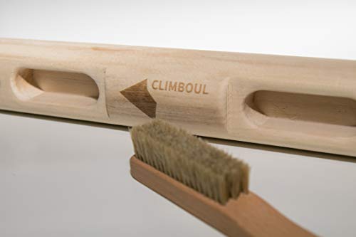 CLIMBOUL ® - Hangboard, Tabla Entrenamiento Exterior Escalada | Multipresa para Calentar para Todos los Niveles | Cepillo Incluido