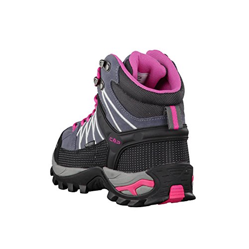CMP Rigel - Zapatillas de senderismo Mujer, Gris (Grey-Fuxia-Ice 103Q), 38 EU