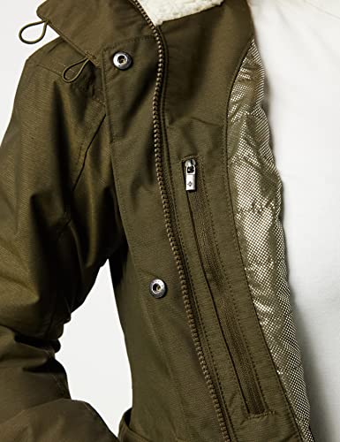 Columbia Carson Pass II Chaqueta Impermeable, Mujer, Verde (Olive Green), M