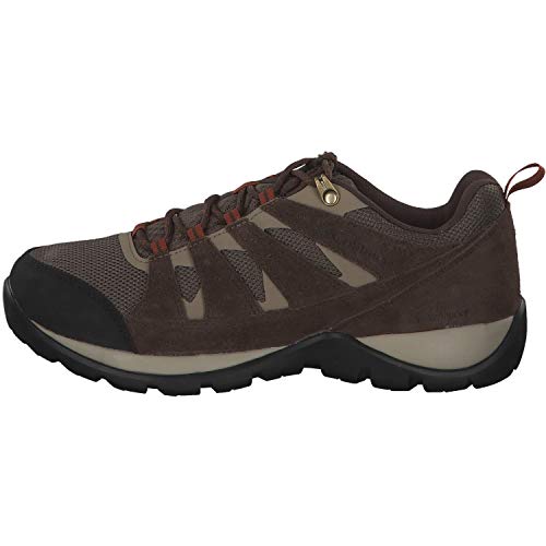 Columbia Redmond V2, Zapatos de Senderismo Impermeables Hombre, Marrón (Mud, Dark Adobe), 40 EU