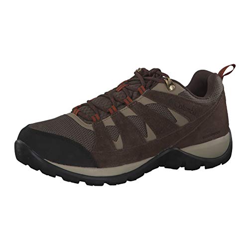 Columbia Redmond V2, Zapatos de Senderismo Impermeables Hombre, Marrón (Mud, Dark Adobe), 40 EU