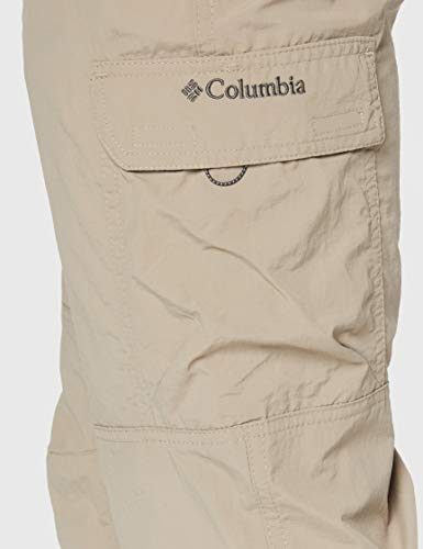 Columbia Silver Ridge™ II Cargo - Pantalones de Senderismo, Hombre, Marrón (Tusk), 34 32