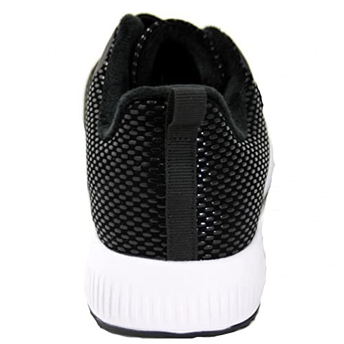Doctor Cutillas 13933 - Zapatillas Zapato Deportivo Ultraligero con Velcro, Forradas Y Textura Brillante Exterior - 40, Negro