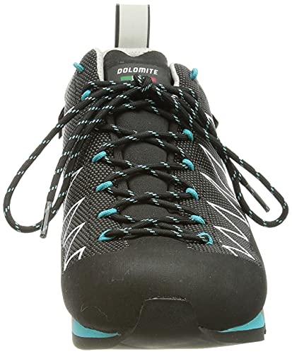 Dolomite Zapato WS CRODAROSSA Lite GTX 2.0, Zapatillas Mujer, Black/Capri Blue, 42 EU