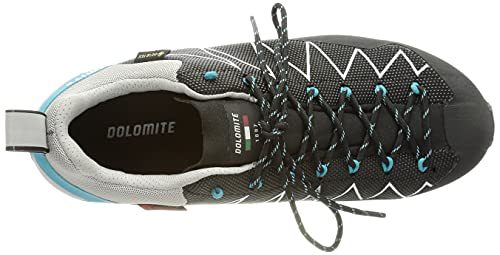 Dolomite Zapato WS CRODAROSSA Lite GTX 2.0, Zapatillas Mujer, Black/Capri Blue, 42 EU