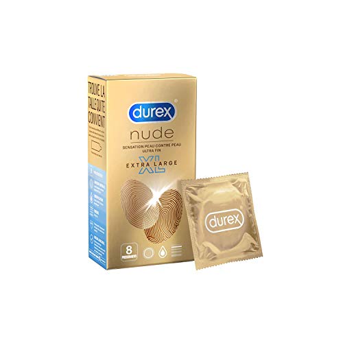 Durex Nude - Preservativos XL ExtraFinos - 24 Unidades
