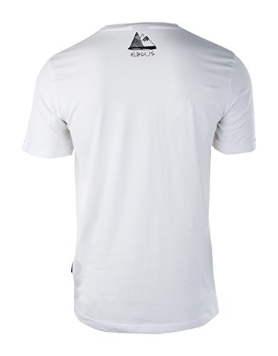 ELBRUS Montañas – Camiseta de, Hombre, Berge, Blanco, Medium